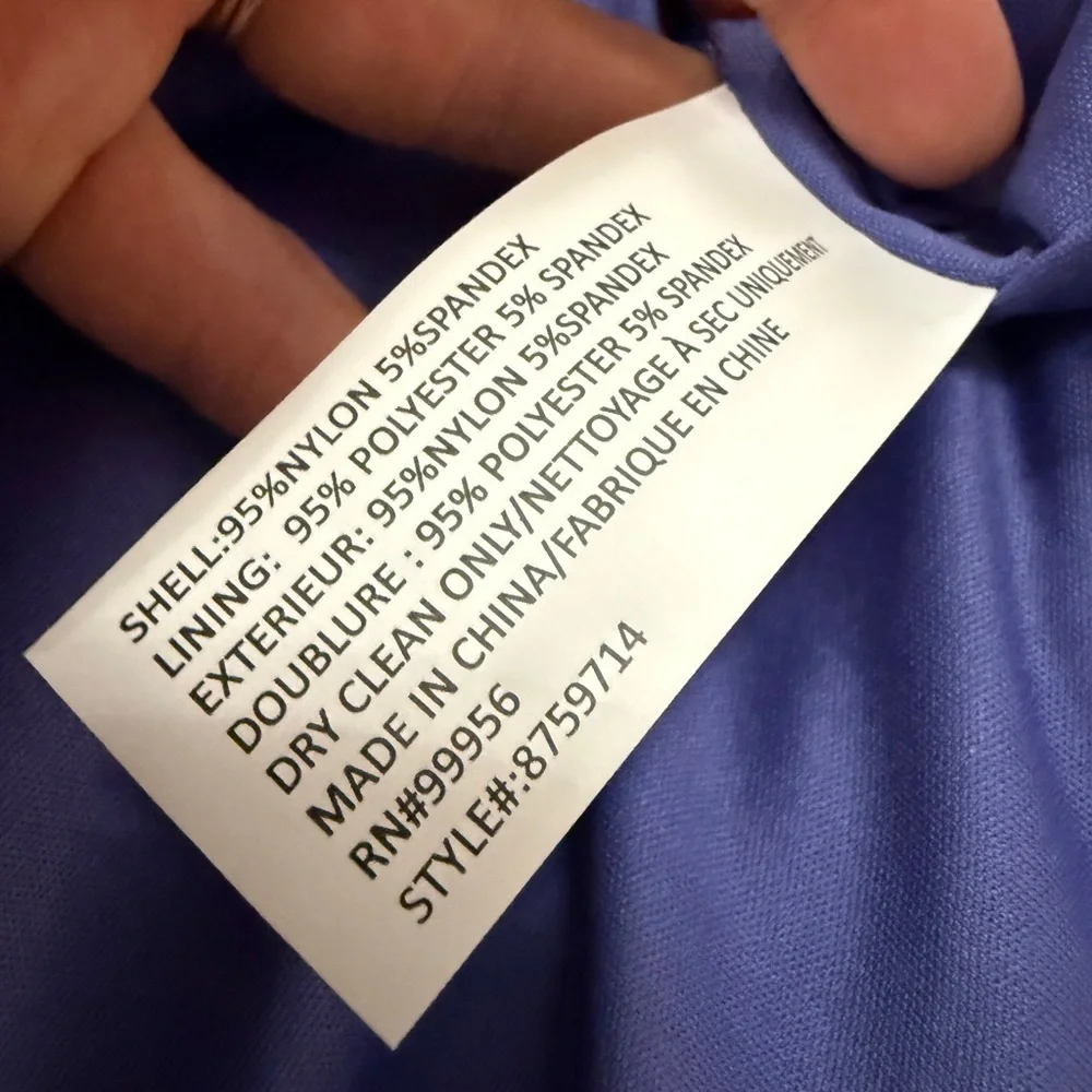 SHOSHANNA - Serena Glitter Mini Dress - Periwinkle- size 8 - Immaculate - Picture 14 of 16